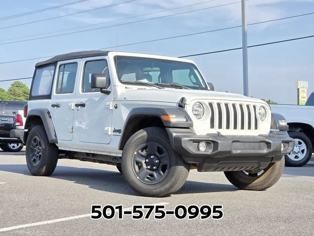 Used 2023 White Jeep Unlimited Sport image 20