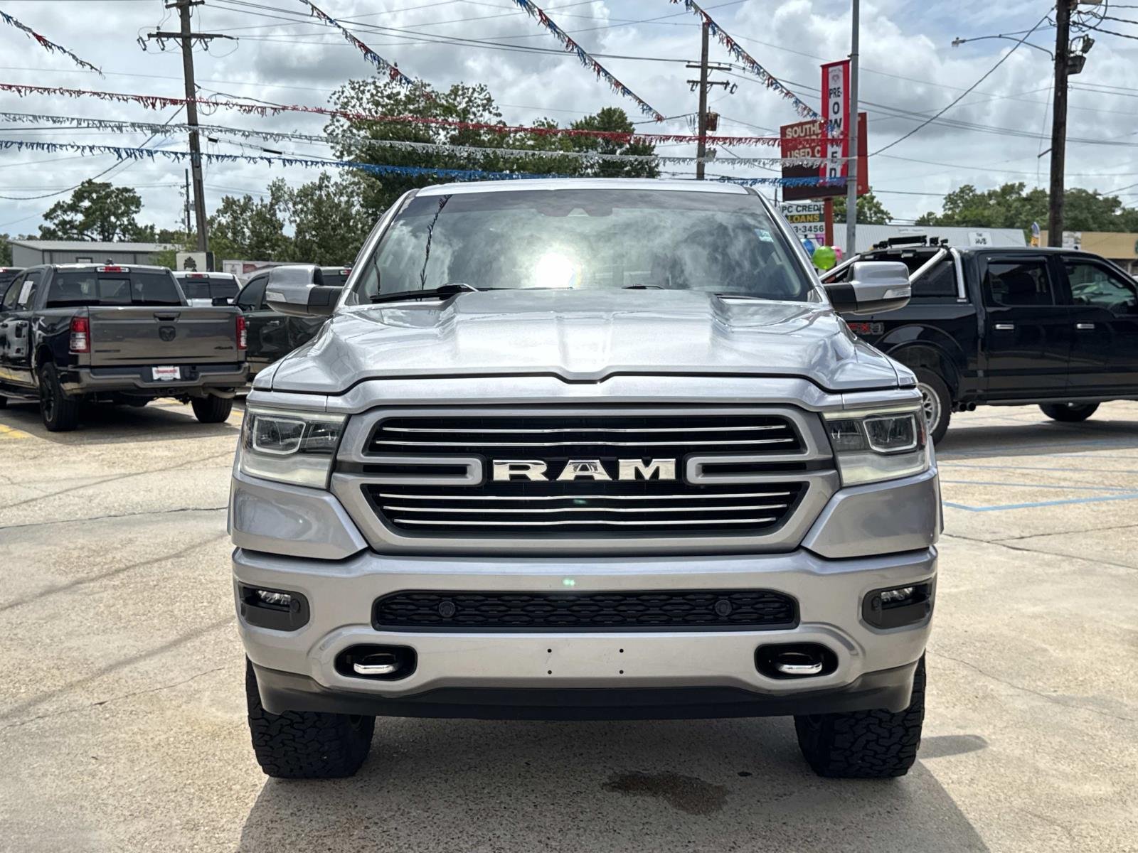 Used 2021 Billet Silver Metallic Clearcoat Ram Laramie image 2