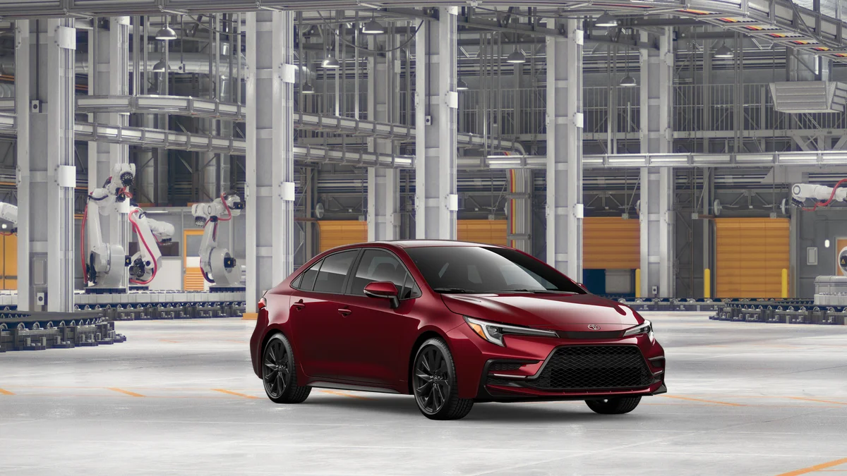 New 2026 Ruby Flare Pearl Toyota SE image 15