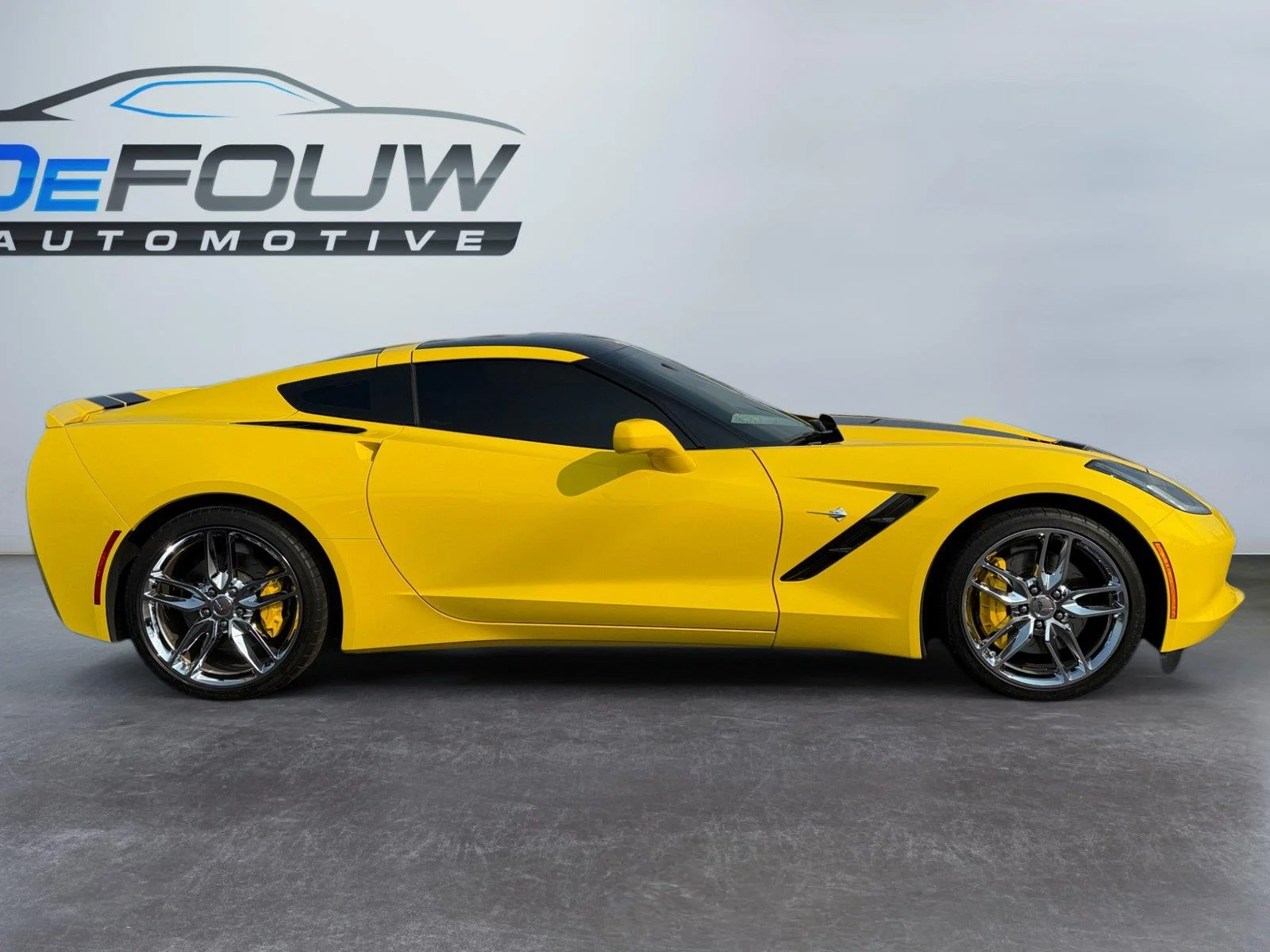 Used 2016 Corvette Racing Yellow Tintcoat Chevrolet Z51 3LT image 2