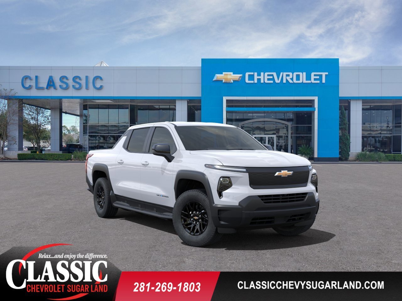 2024 Chevrolet Silverado EV Work Truck White at Classic Elite Chevrolet Hwy 6