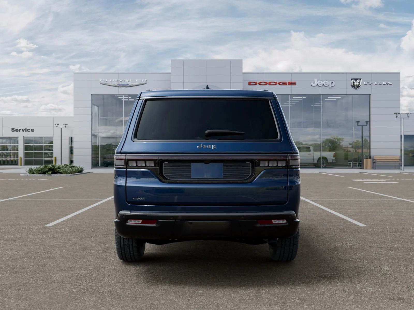 New 2026 Fathom Blue Pearl-Coat Exterior Paint Jeep Limited Altitude image 7