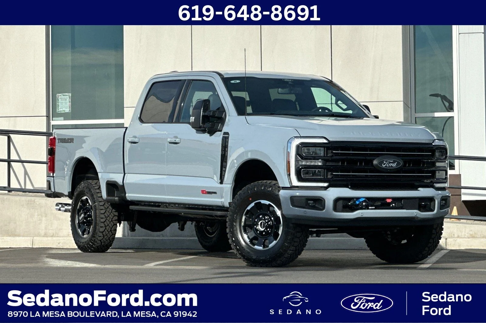 New 2026 Glacier Gray Metallic Tri-Coat Ford F-350® Platinum® image 1