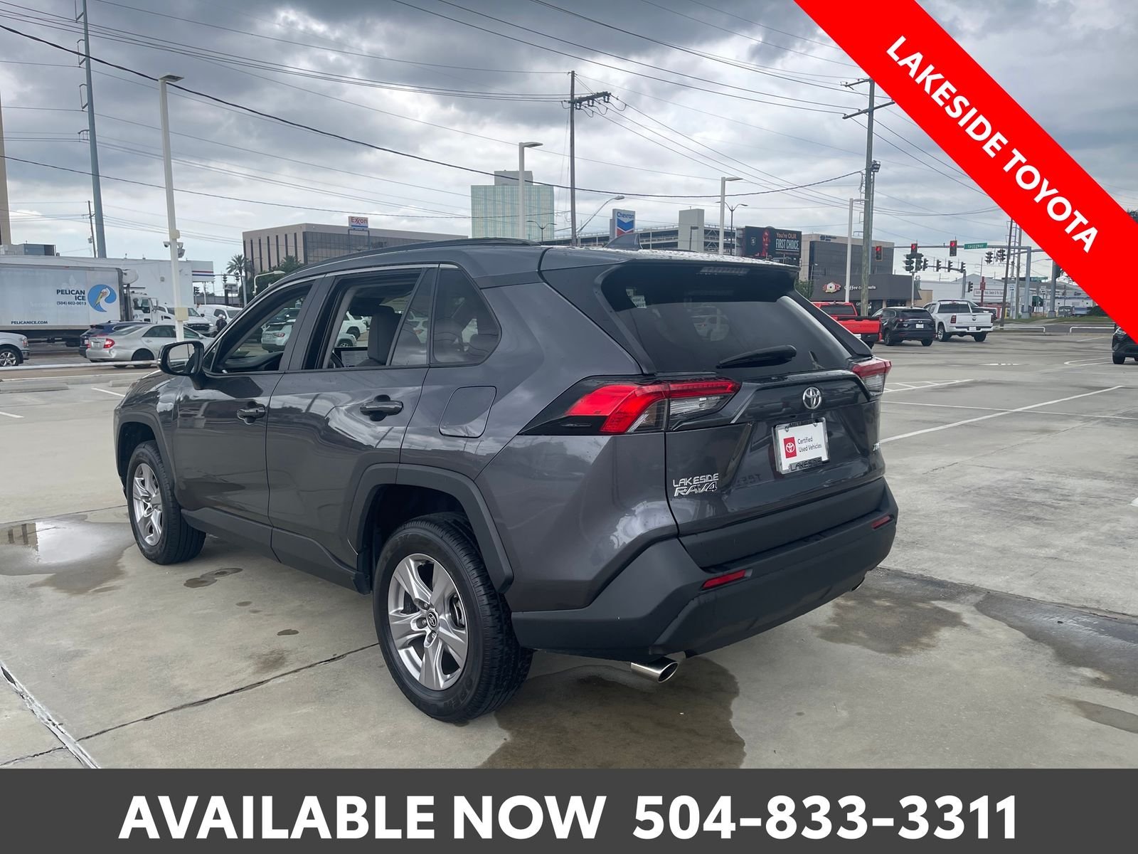 Certified Used 2025 Gray Toyota XLE image 4