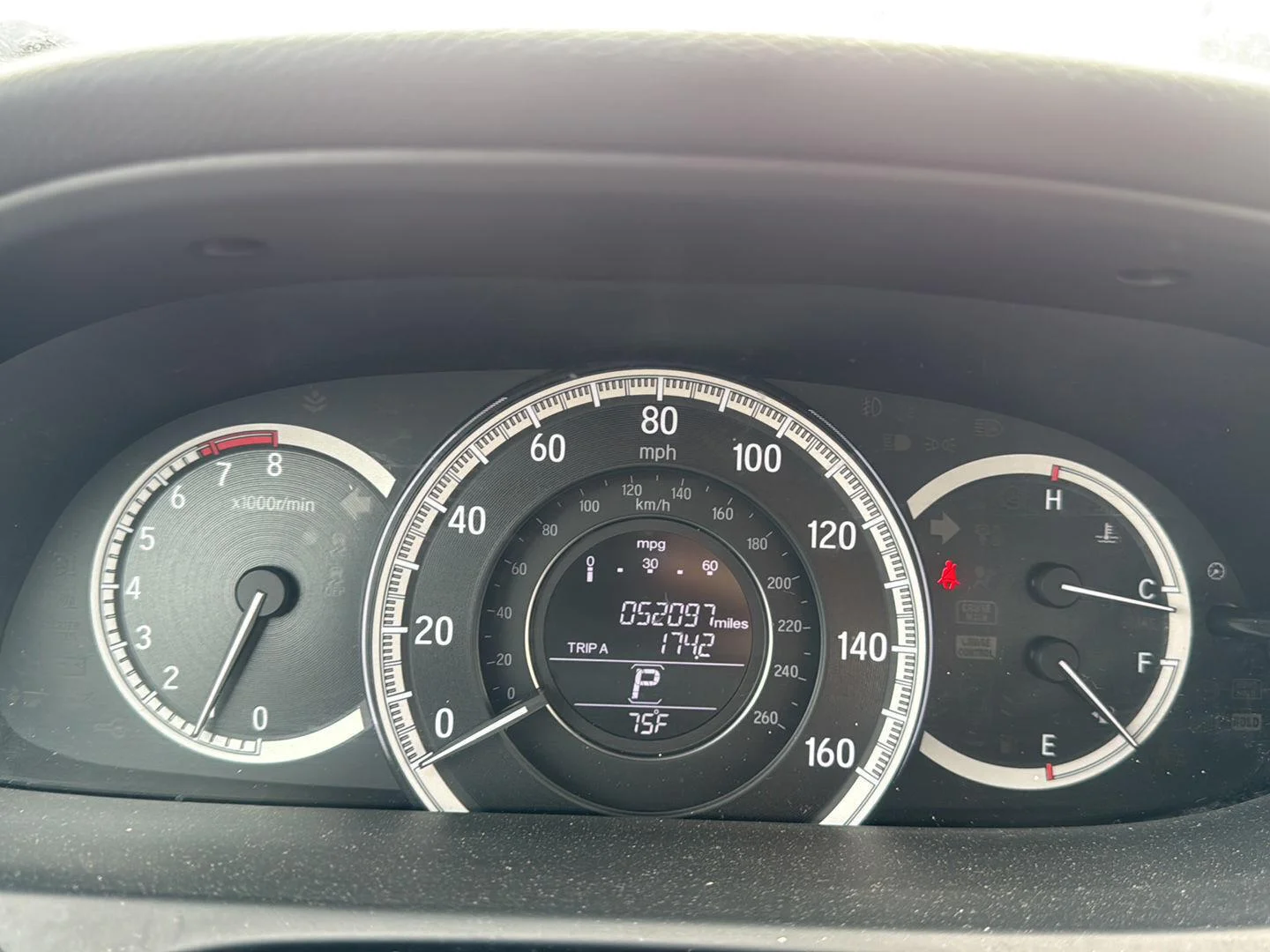 Used 2017 Lunar Silver Metallic Honda EX image 8