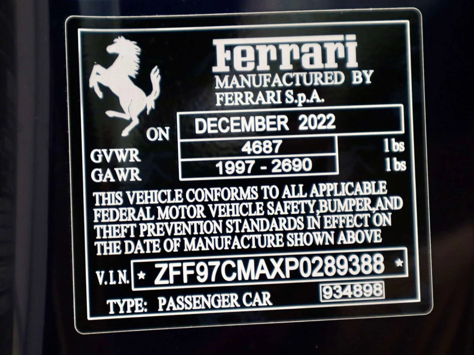 Certified Used 2023 Extra Sample Ferrari  image 38