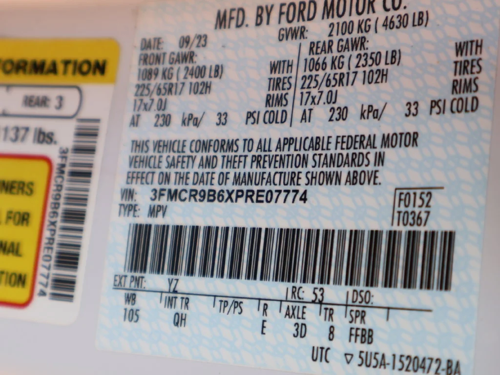 Used 2023 Oxford White Ford Big Bend image 41