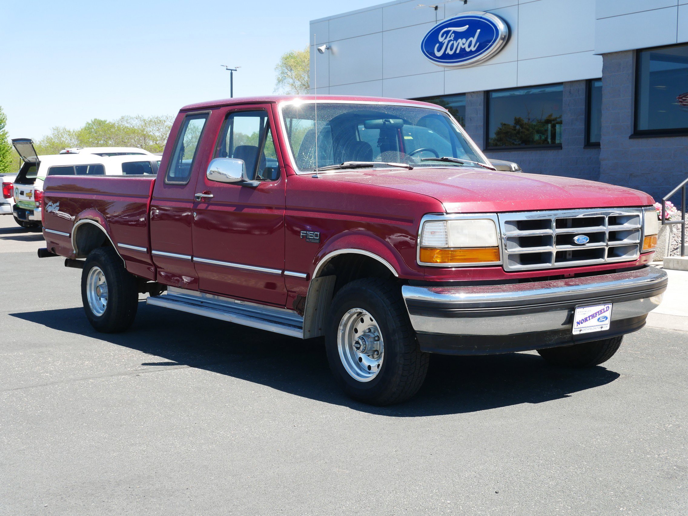 Red 1994 Ford F-150 Pickup Truck Automatic