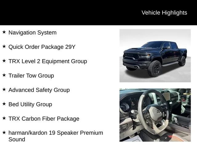 Used 2022 Black Ram TRX Crew Cab 4x4 5