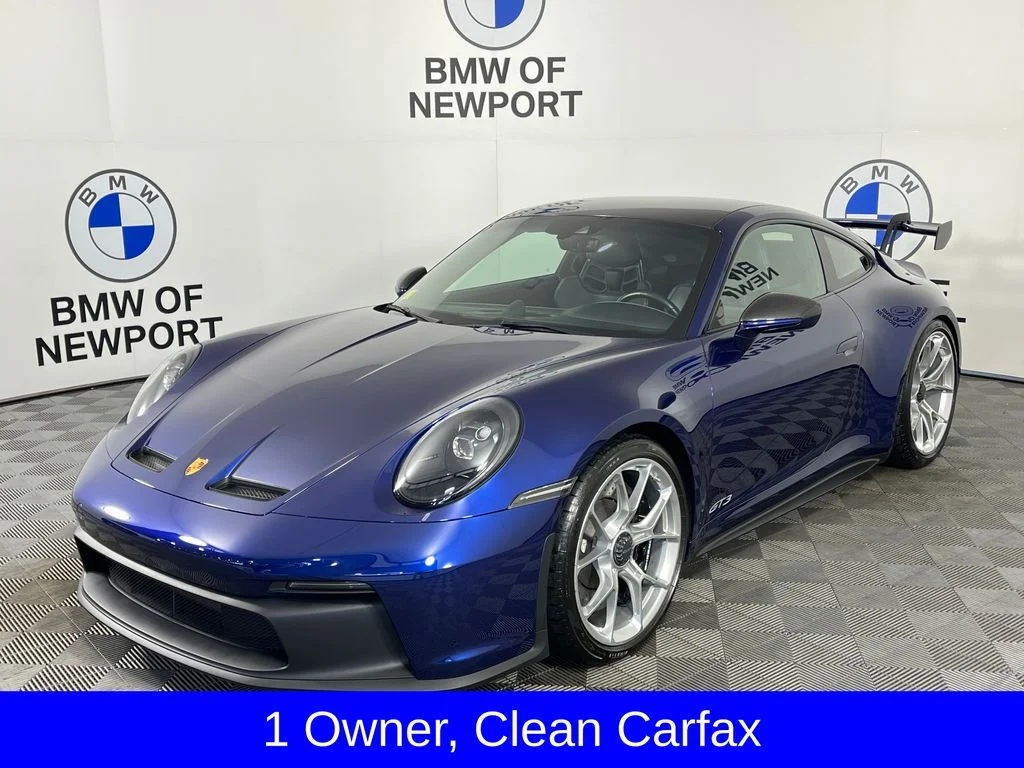 Used 2023 Gentian Blue Metallic Porsche GT3 image 3