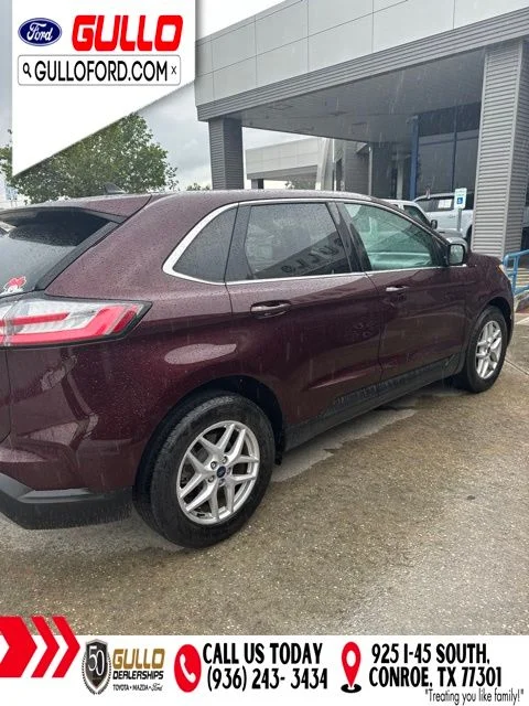 Used 2021 Burgundy Velvet Metallic Tinted Clearcoat Ford SEL image 6