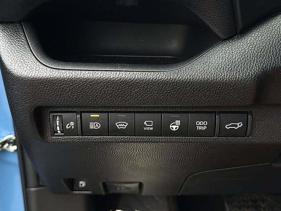 Used 2023 Cavalry Blue/Midnight Black Metallic Toyota Hybrid XSE image 22