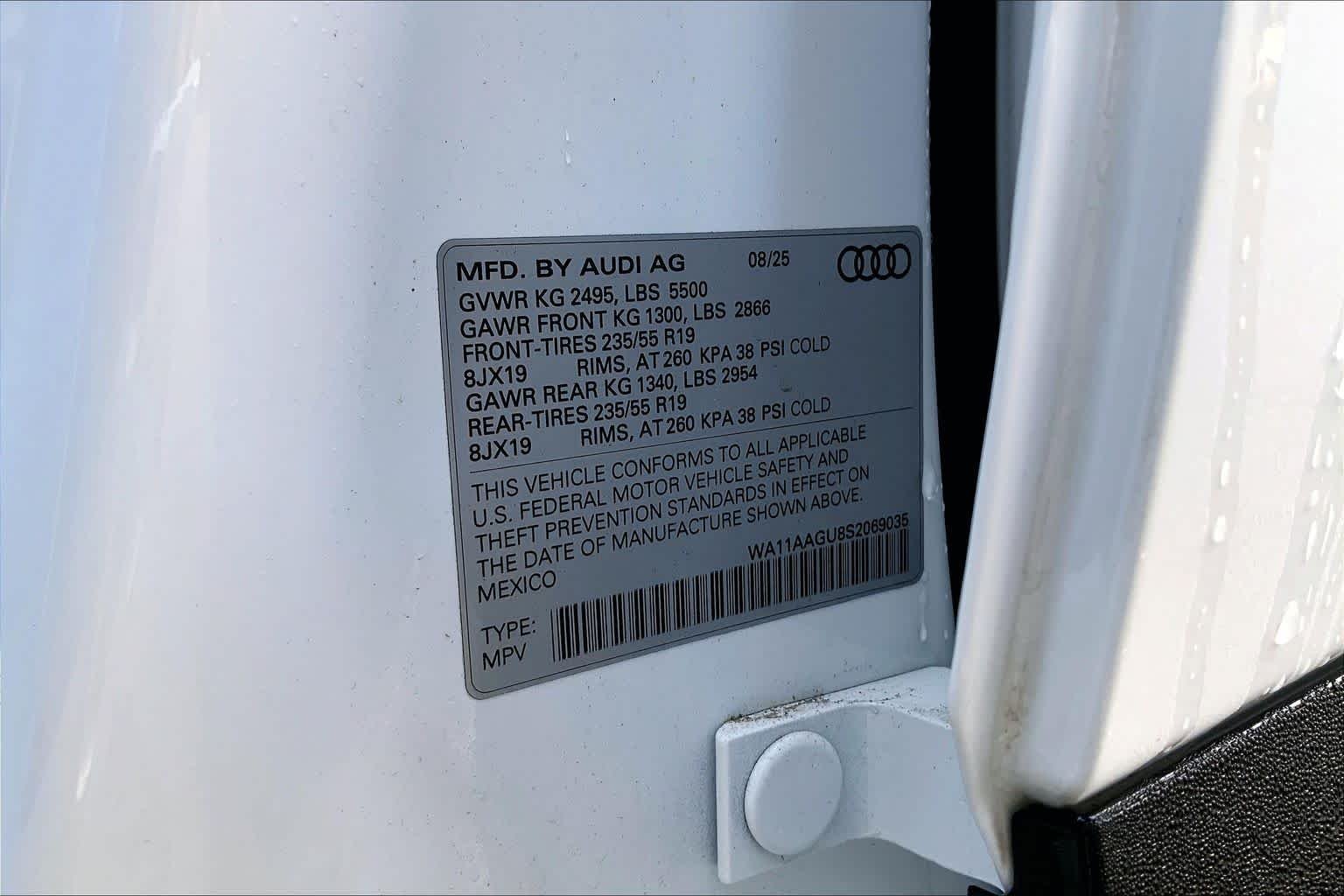 Certified Used 2025 Arkona White Audi Premium image 31