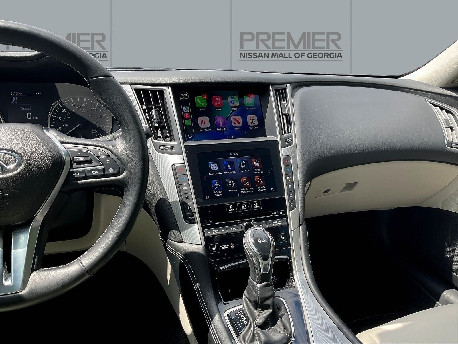 Used 2021 Black INFINITI 3.0t LUXE image 11