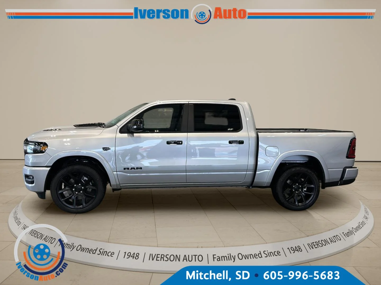 New 2027 Silver Zynith Exterior Paint RAM LARAMIE 4X4 CREW CAB 5