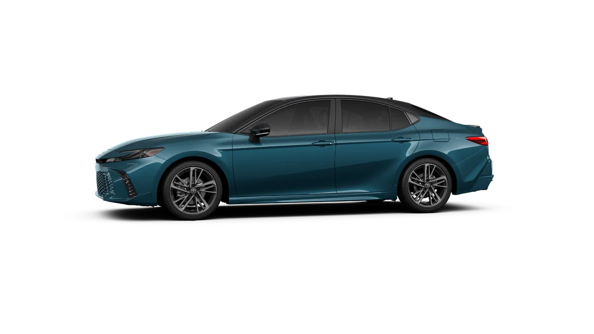 New 2027 Ocean Gem with Midnight Black Metallic roof Toyota XSE image 3