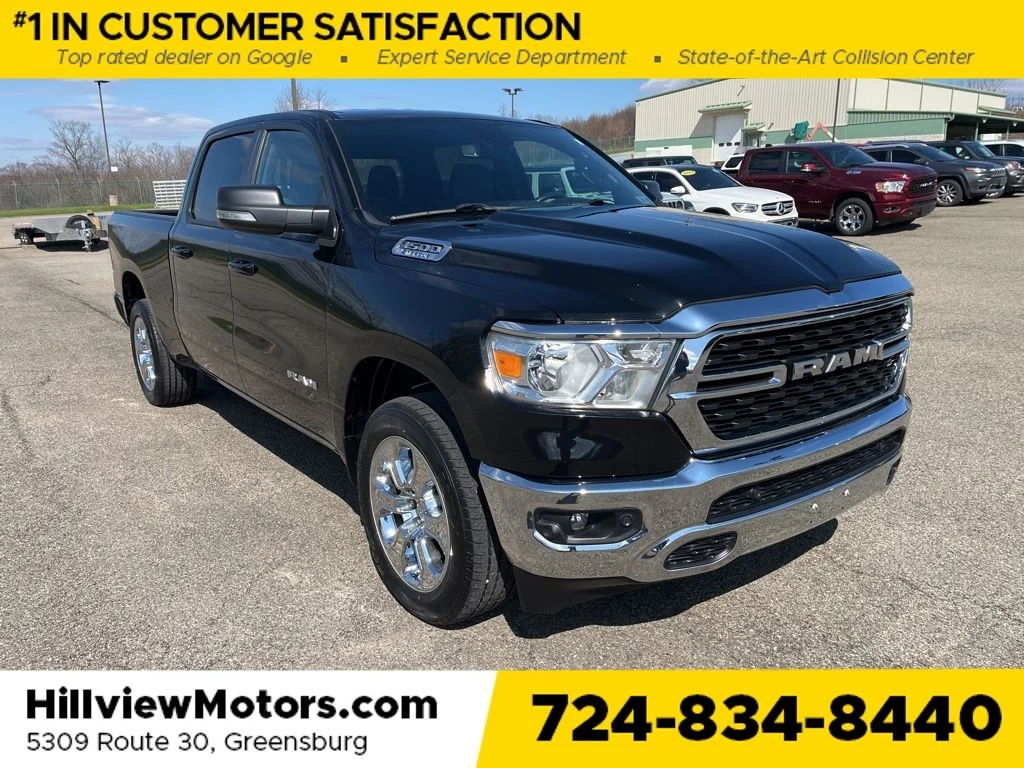 Used 2022 Diamond Black Ram Big Horn/Lone Star image 9