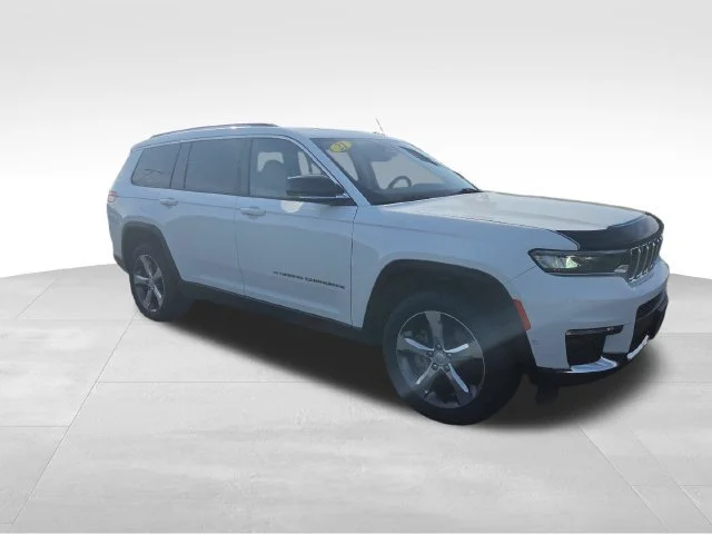 Used 2021 White Jeep Limited 4x4 image 8