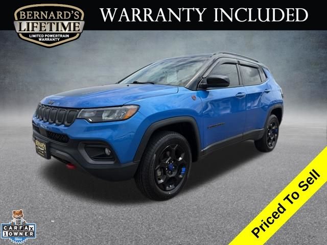 Blue 2022 Jeep Compass SUV / Crossover Four-Wheel Drive