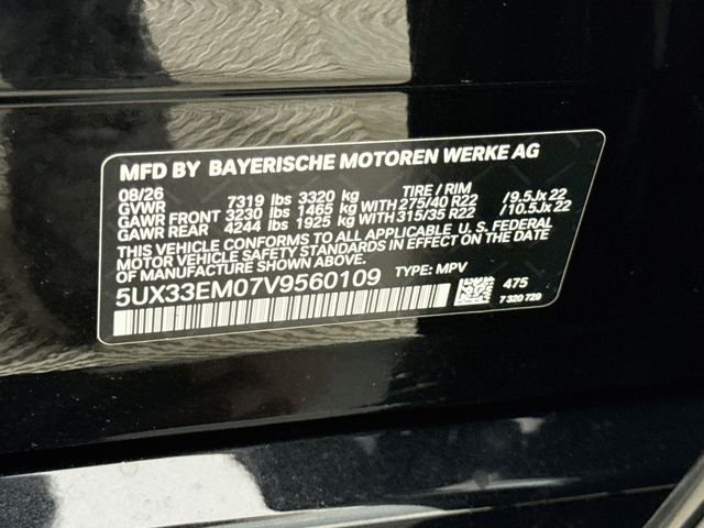 New 2027 Black Sapphire Metallic BMW M60i image 35