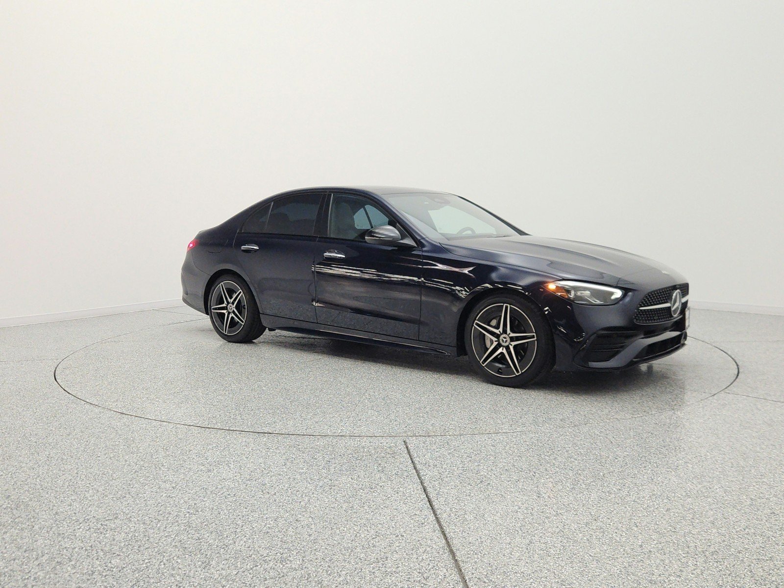 Certified Used 2022 Lunar Blue Metallic Mercedes-Benz C 300 4MATIC® Sedan image 3