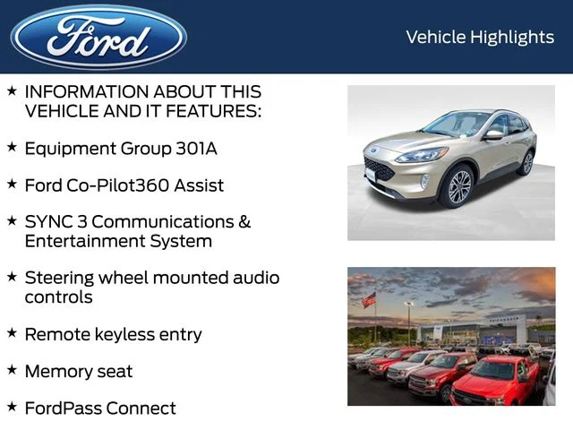 Used 2020 Gold Ford SEL image 5