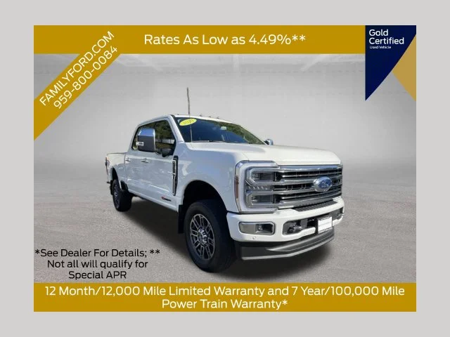 Used 2024 White Ford Limited image 1