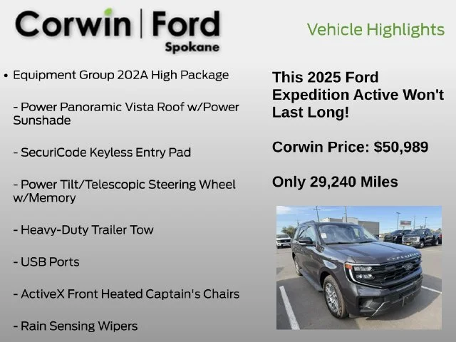 Used 2025 Dark Matter Gray Metallic Ford Active image 11