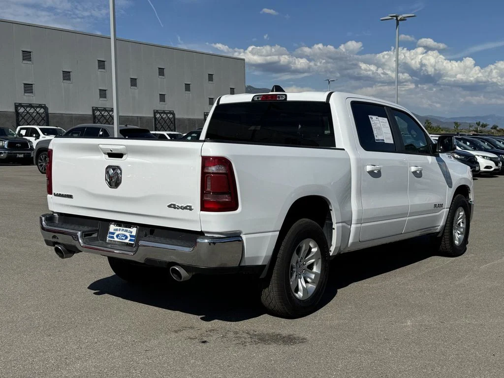 Used 2024 Bright White Clearcoat Ram Laramie image 8