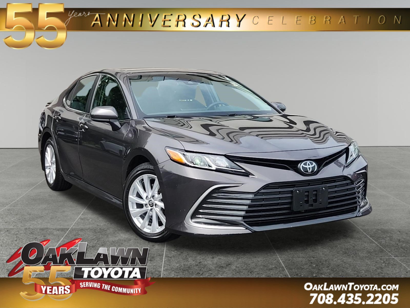 Certified Used 2023 Predawn Gray Mica Toyota LE image 1