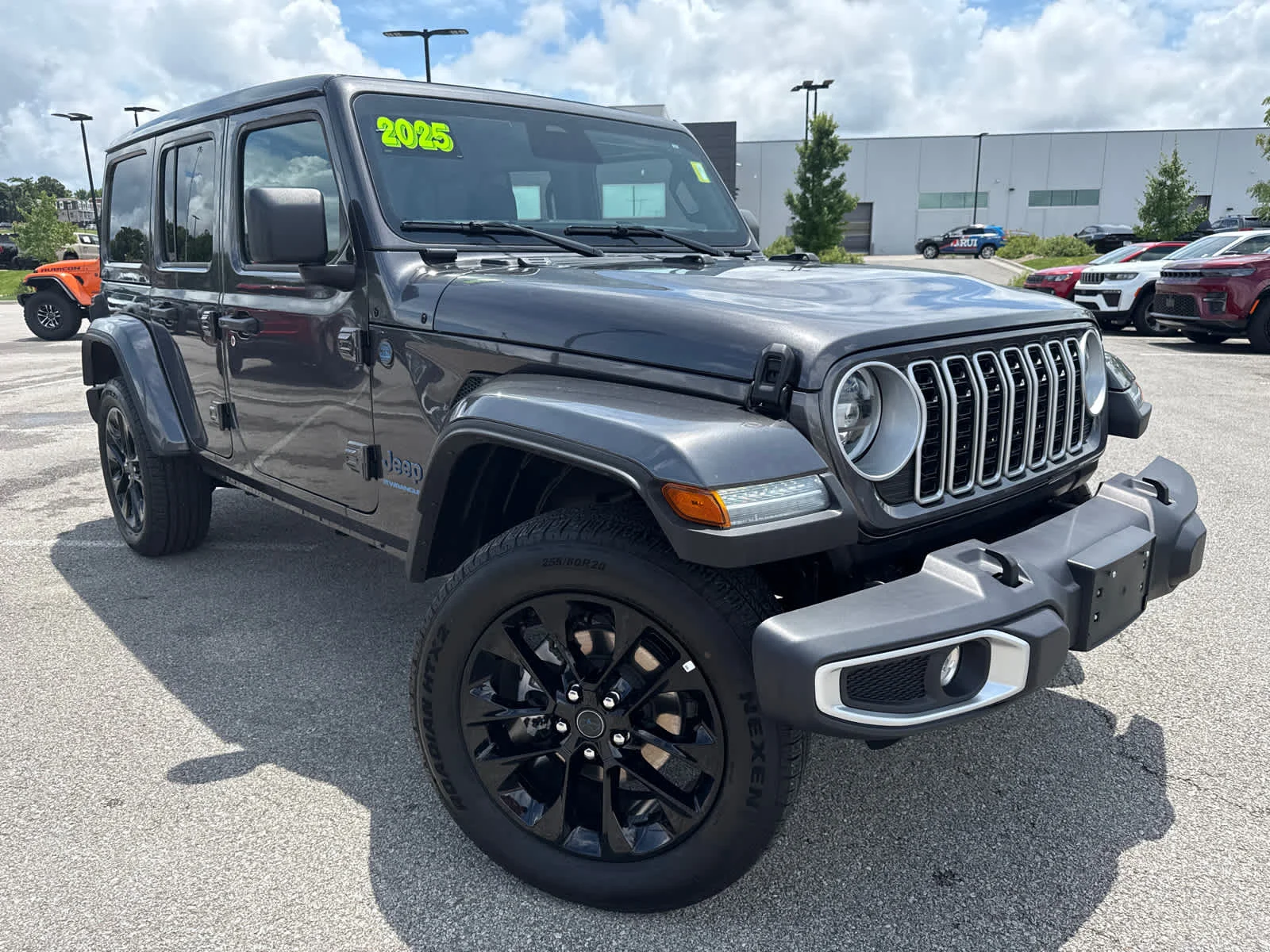 Used 2025 Jeep Wrangler 4xe Sahara 4XE with VIN 1C4RJXP62SW600817 for sale in Kansas City