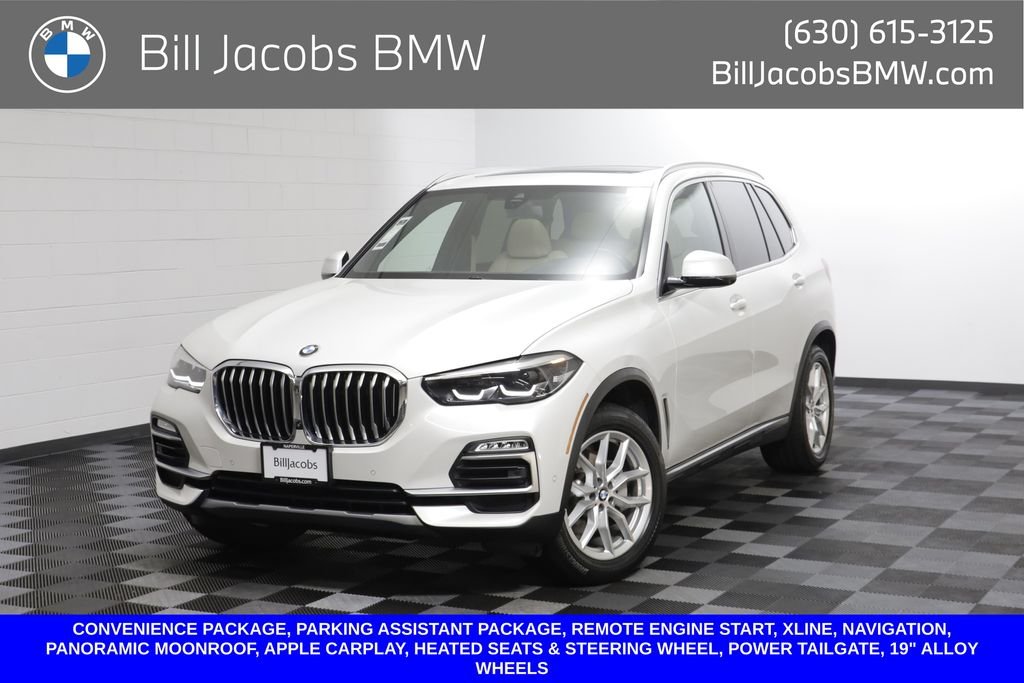 Used 2019 Mineral White Metallic BMW xDrive40i image 1