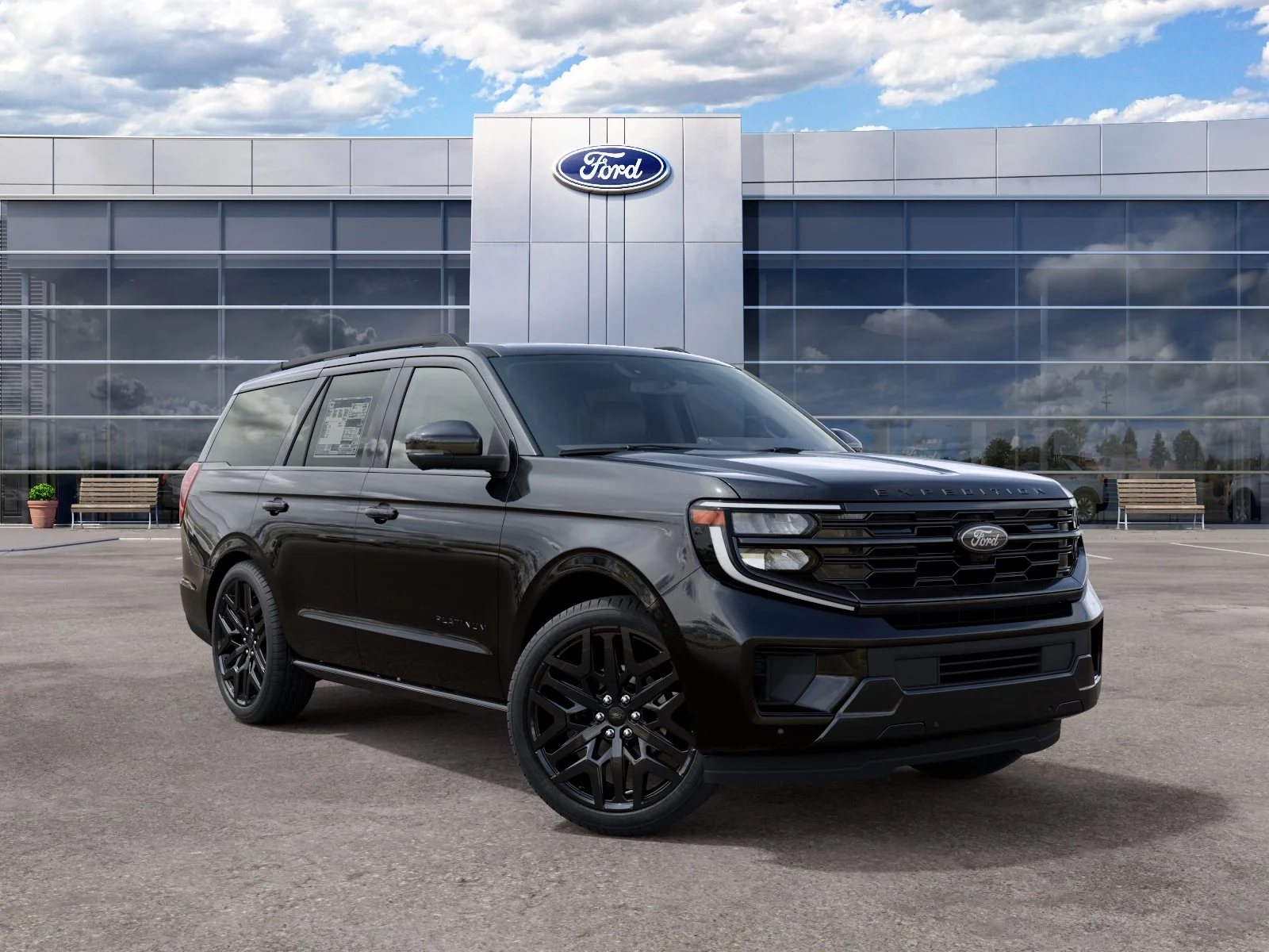 New 2027 Agate Black Metallic Ford Platinum image 27