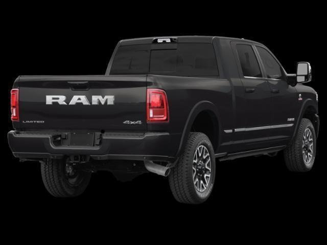 New 2026 Diamond Black Crystal Pearl-Coat Exterior Paint RAM Longhorn image 2