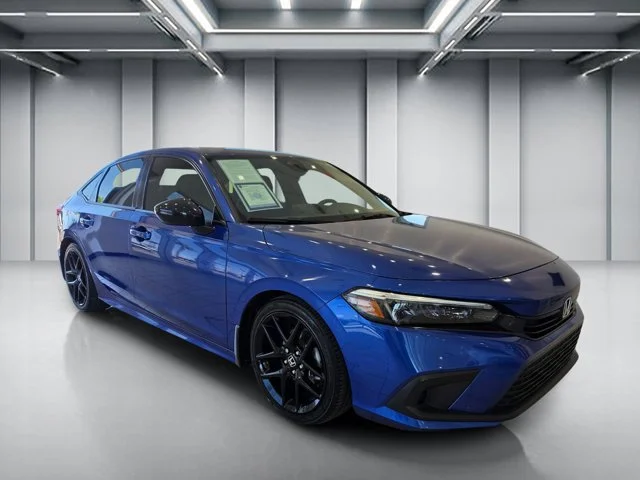 Certified Used 2022 Blue Honda Sport image 3