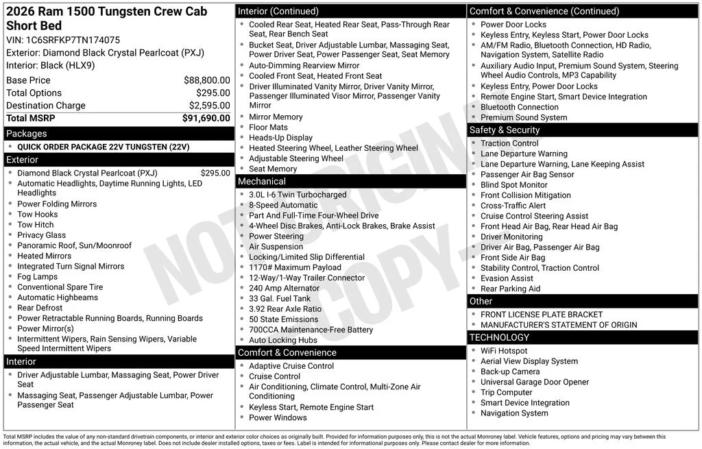 Certified Used 2026 Black Ram Tungsten image 40