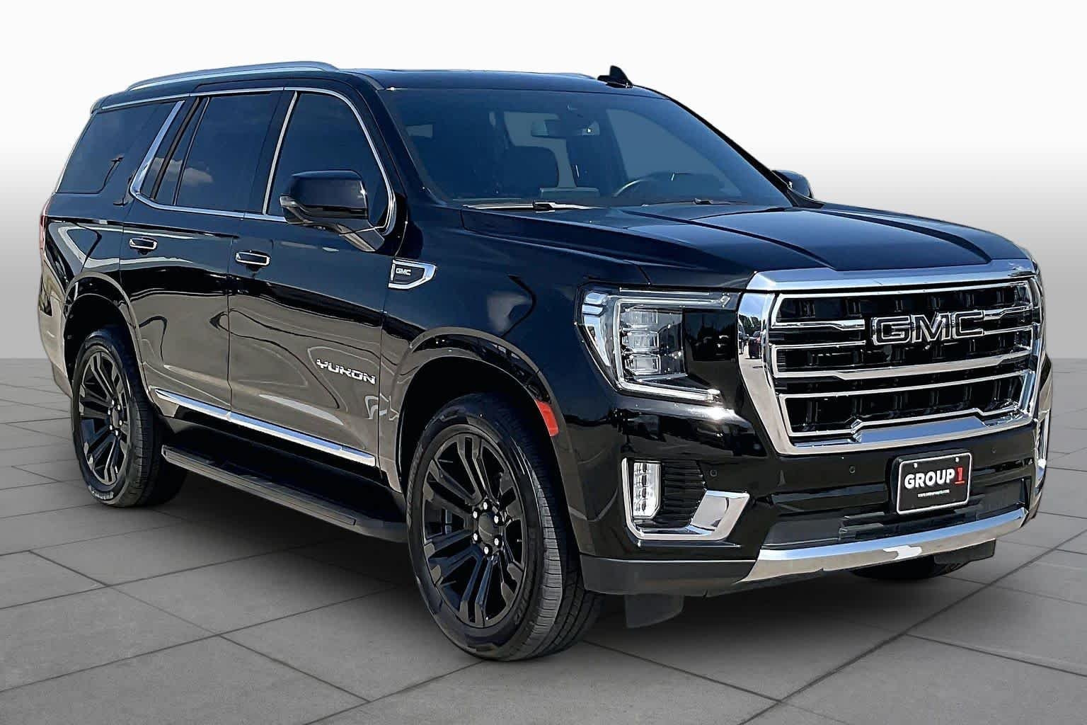 Used 2022 Onyx Black GMC SLT image 3