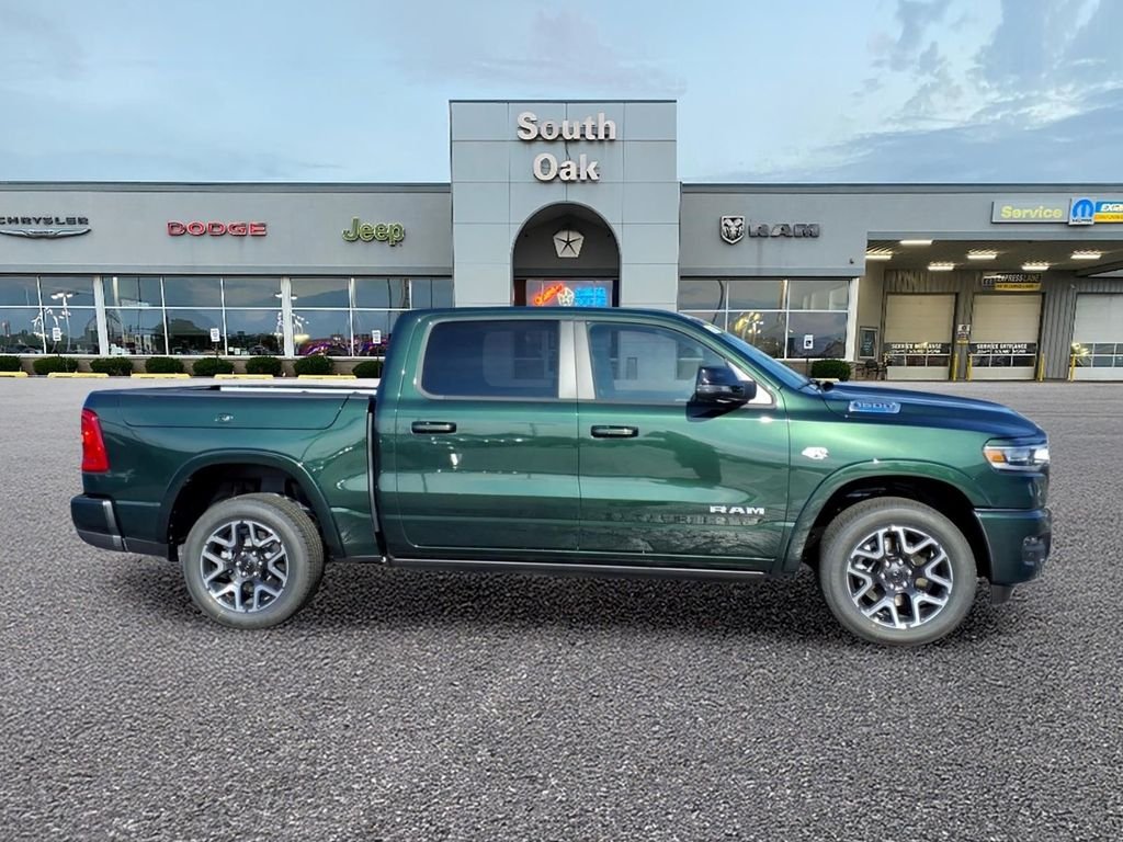 New 2026 Serrano-Green Metallic Exterior Paint RAM Laramie image 2