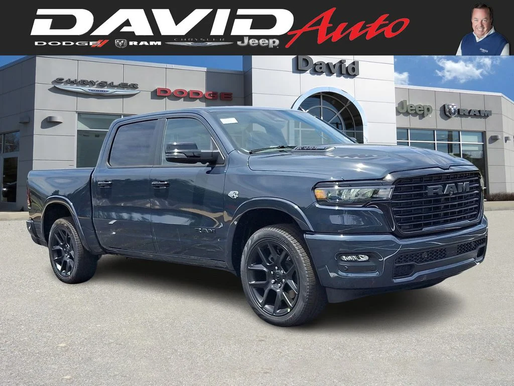 New 2026 Forged Blue Metallic Exterior Paint RAM Laramie image 1