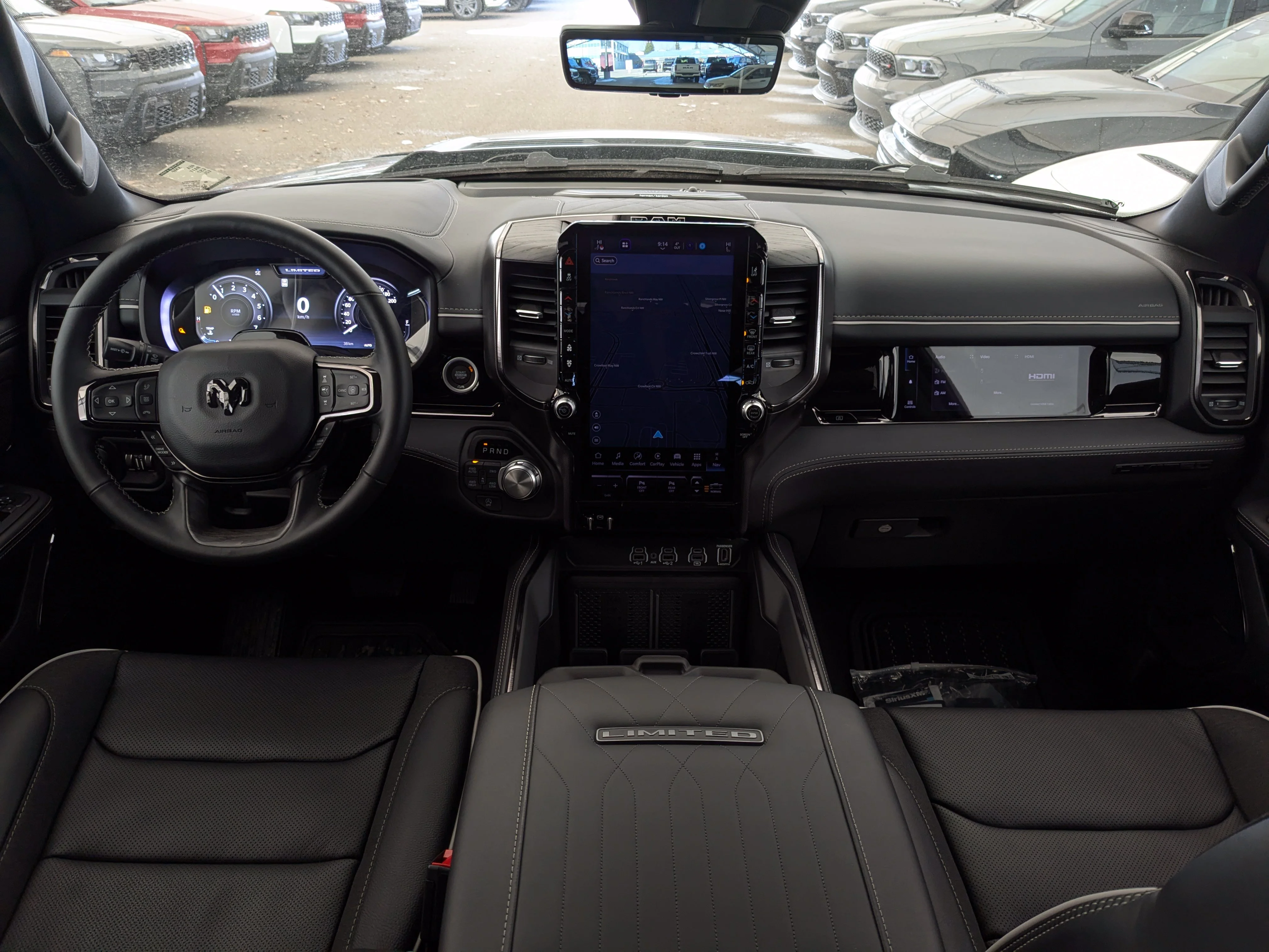 New 2026 Black RAM Limited - - Night Edition - Limited Level A Equip Grp - Dual?Pane Panoramic Sunroof - 5.7L HEMI V8 e image 27