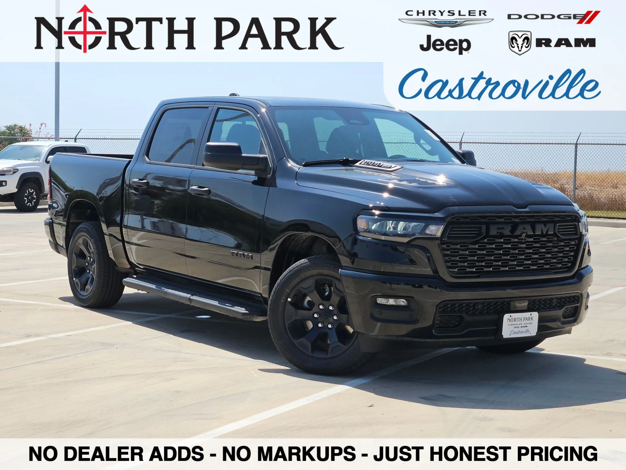 New 2026 Diamond Black Crystal Pearlcoat RAM Express image 1
