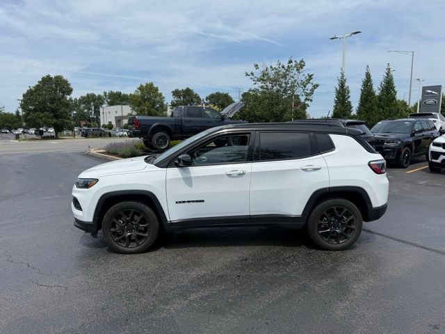 Certified Used 2023 Bright White Clearcoat Jeep Latitude image 2