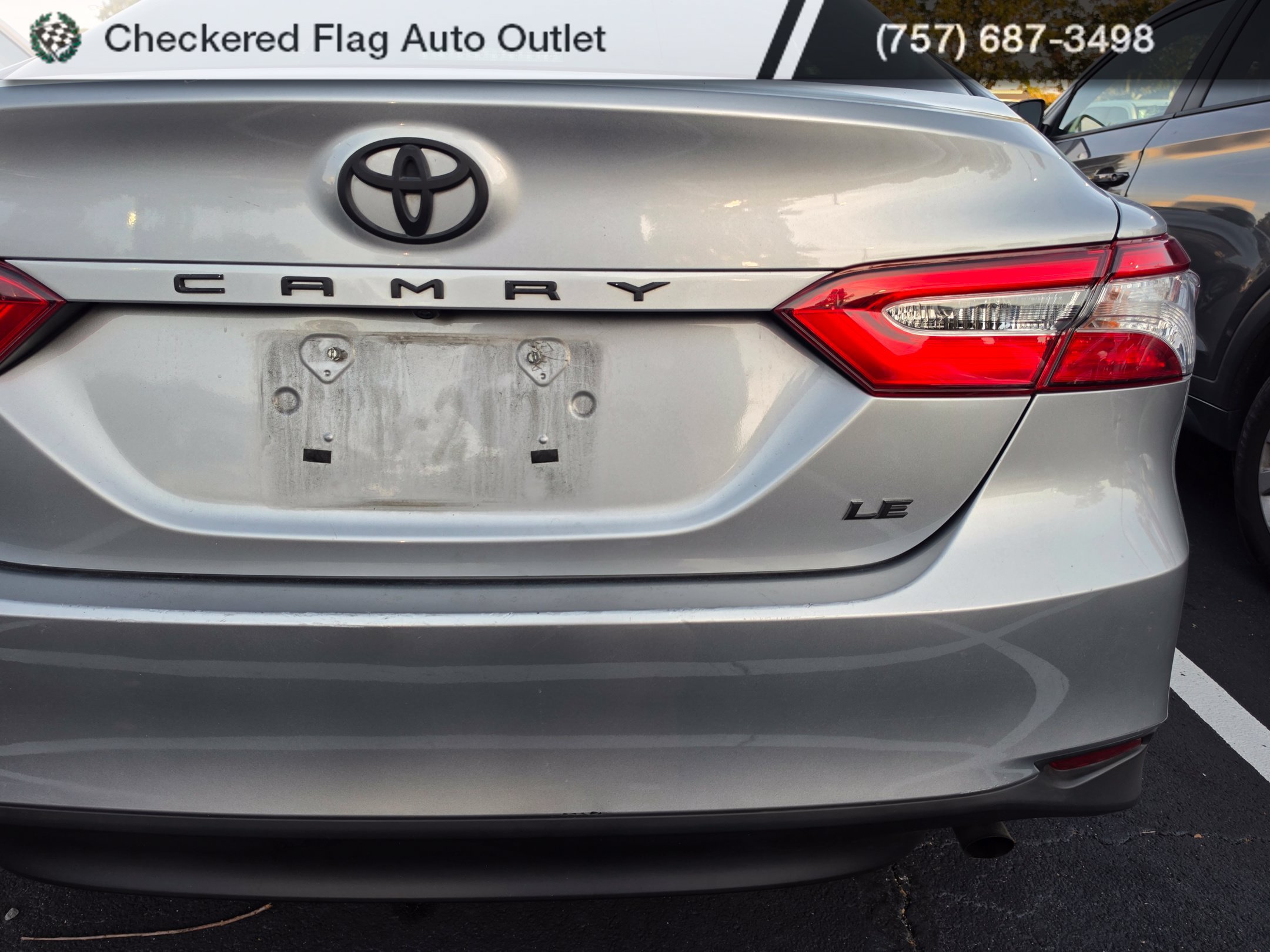 Used 2020 Celestial Silver Metallic Toyota LE image 7