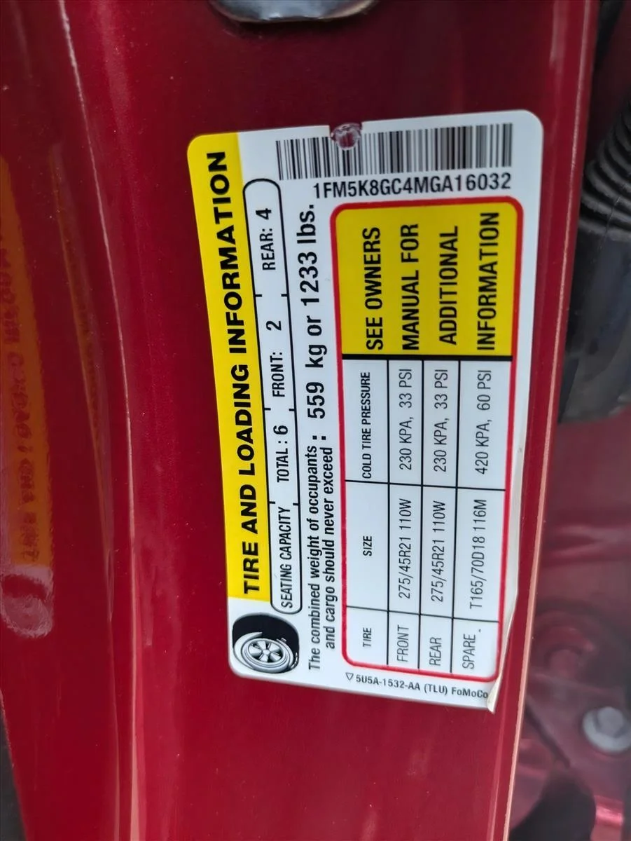 Certified Used 2021 Rapid Red Metallic Tinted Clearcoat Ford ST image 23