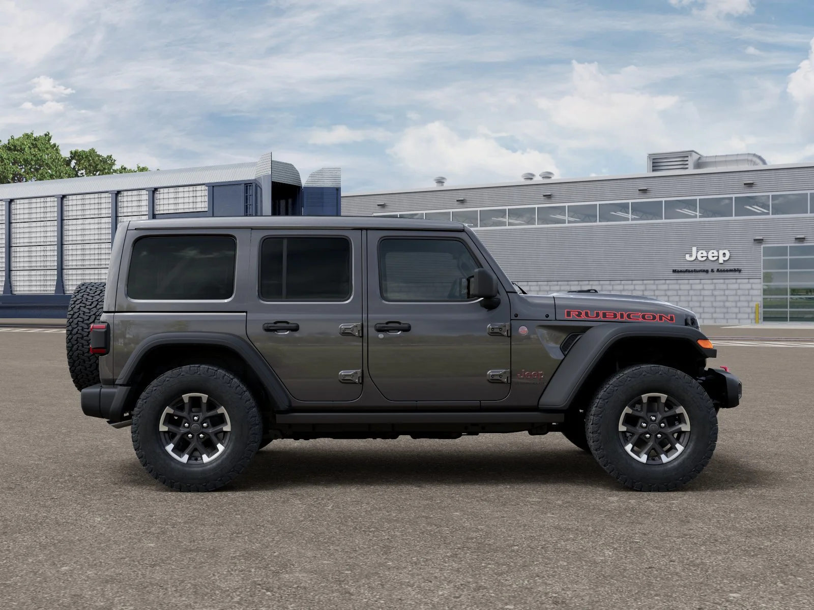 New 2026 Granite Crystal Metallic Clear-Coat Exterior Paint Jeep Rubicon image 21