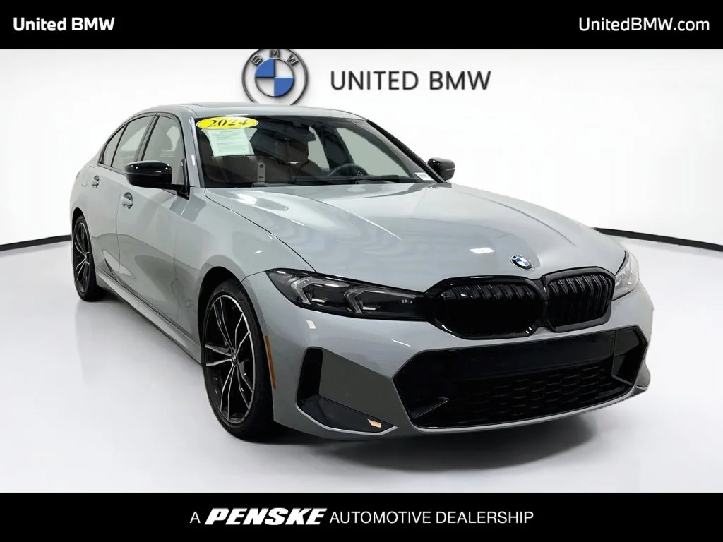 Certified Used 2024 Gray Metallic BMW 330i xDrive image 3