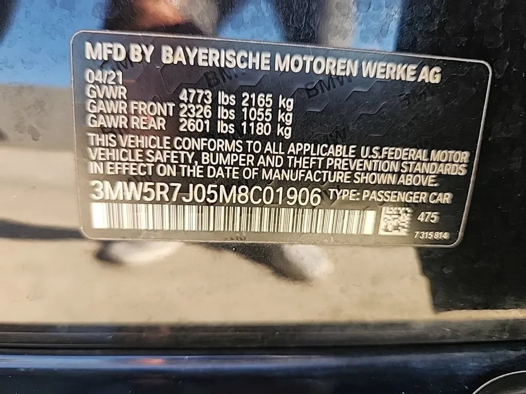 Used 2021 Black Sapphire Metallic BMW 330i xDrive image 8