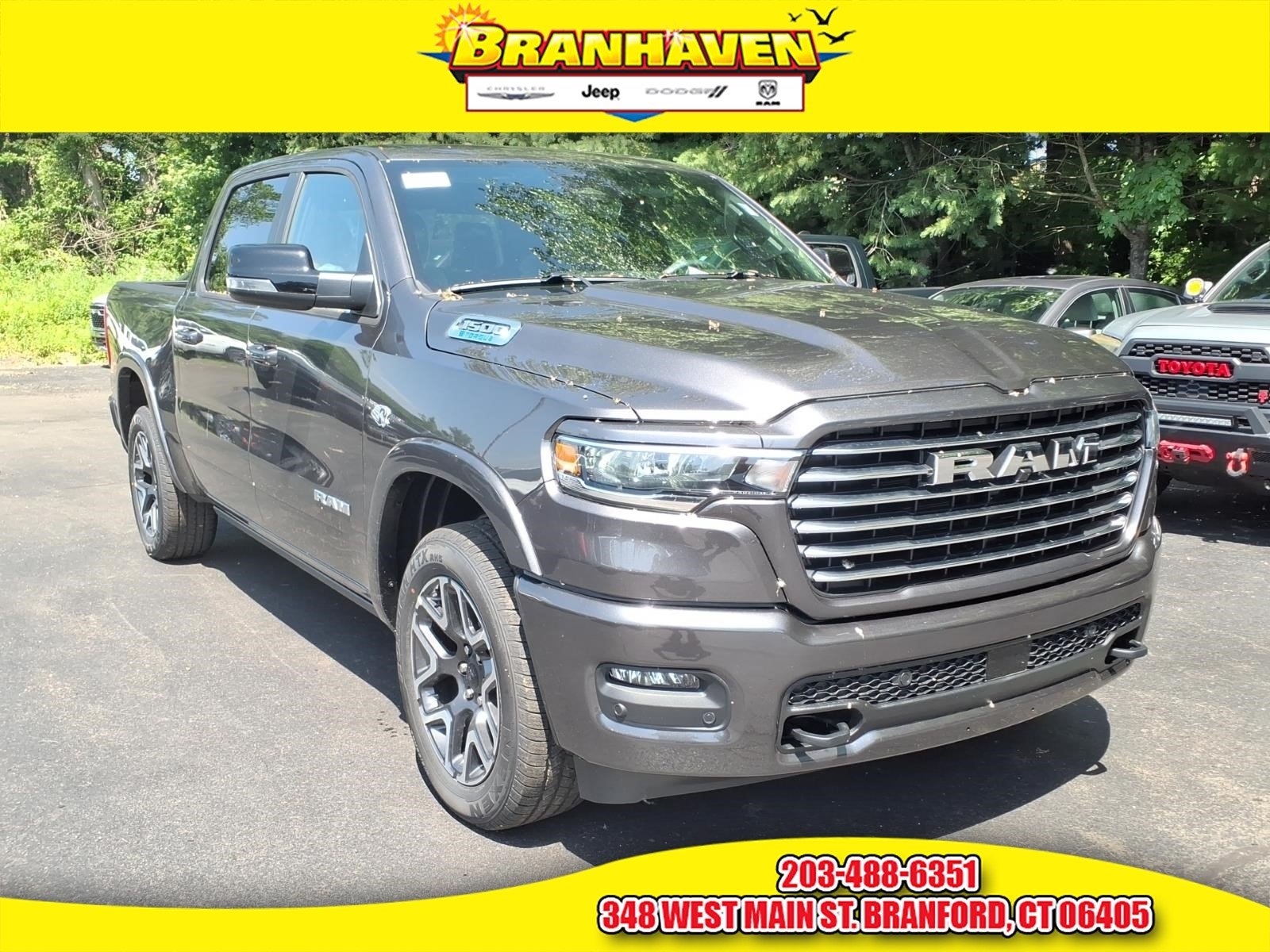 New 2026 Granite Crystal Metallic Clear-Coat Exterior Paint RAM Laramie image 1