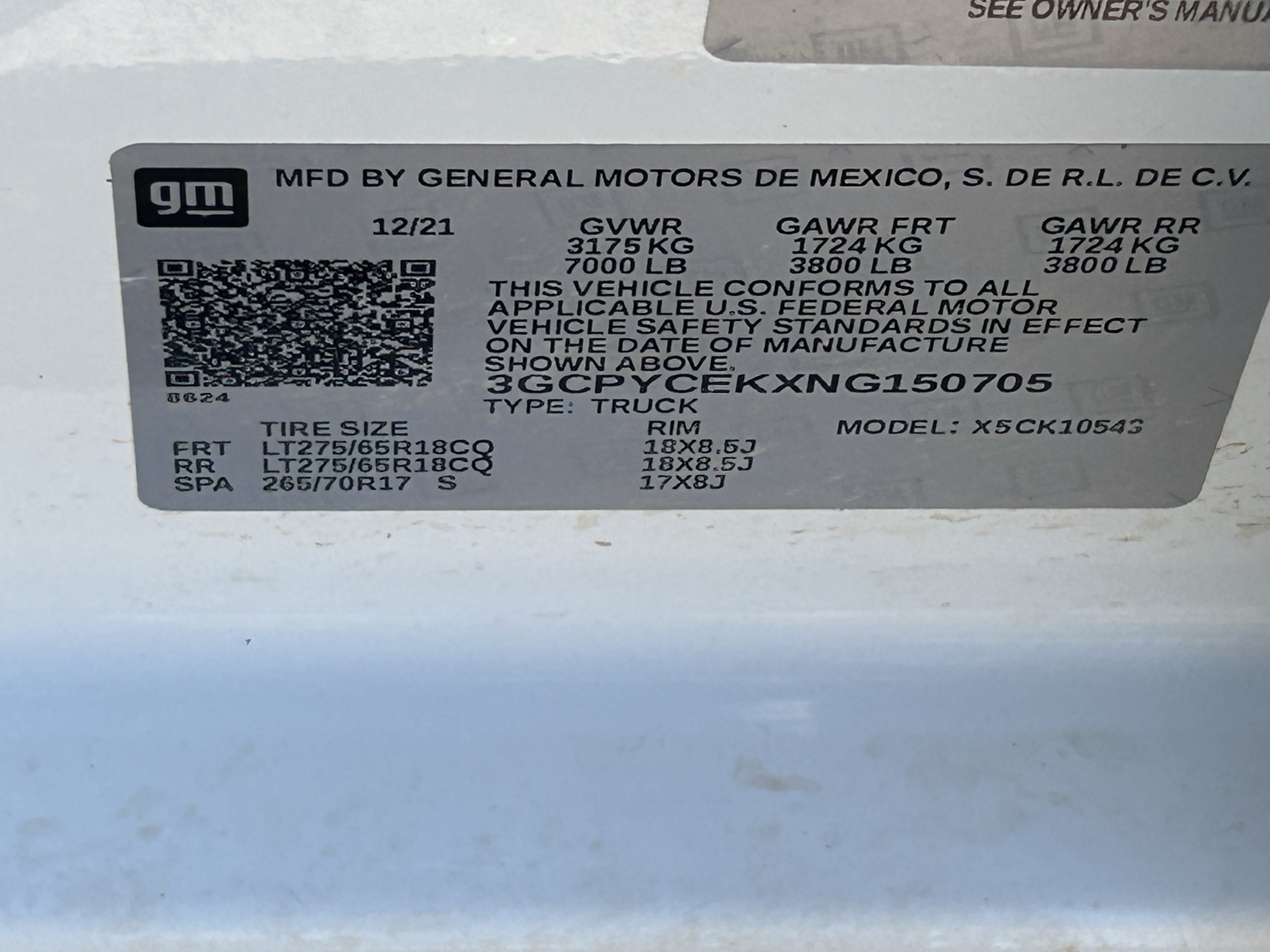 Certified Used 2022 Summit White Chevrolet Custom Trail Boss image 18