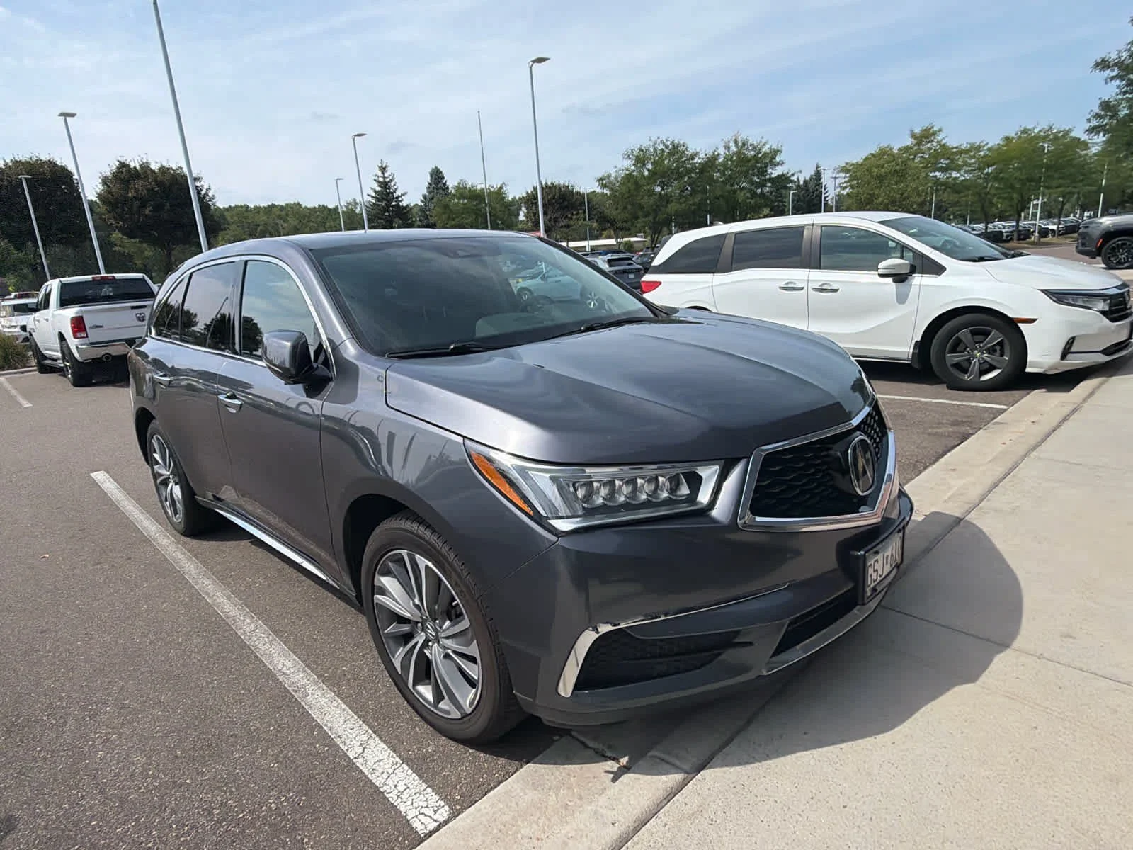 Used 2018 Modern Steel Metallic Acura w/Technology Pkg image 2